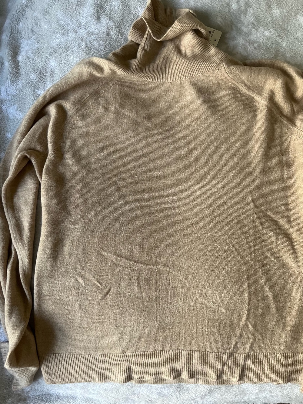 Women’s Karen Scott Oatmeal Heather Luxsoft Turtleneck NWT.